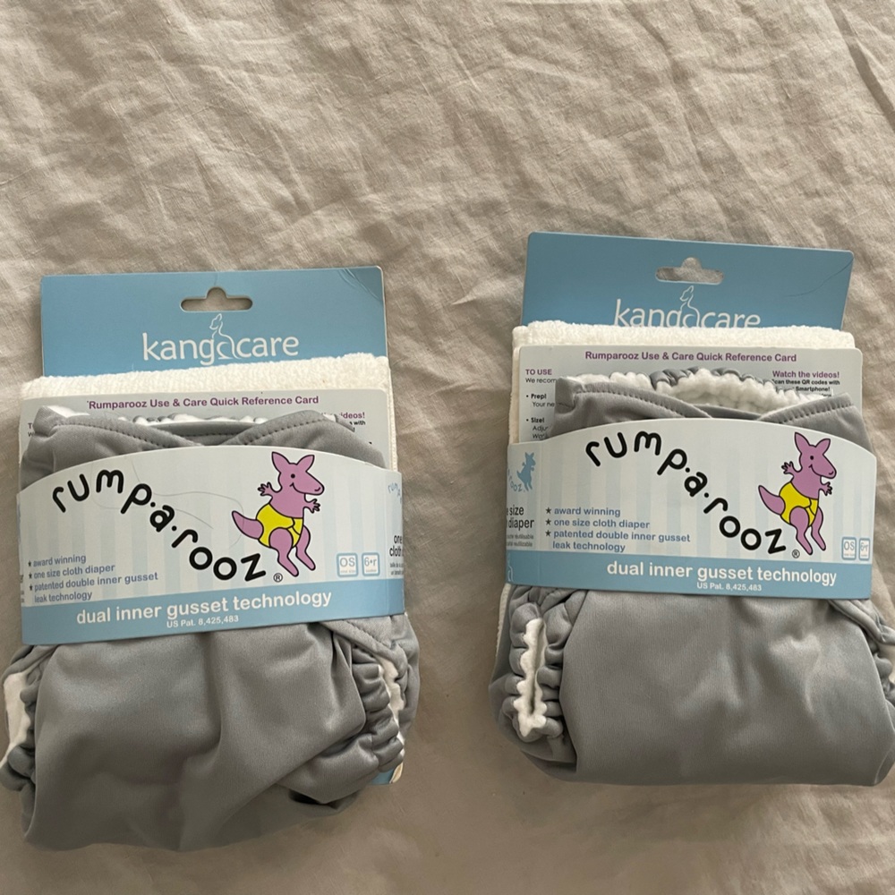 Rumparooz cloth diapers (bundle of 2)